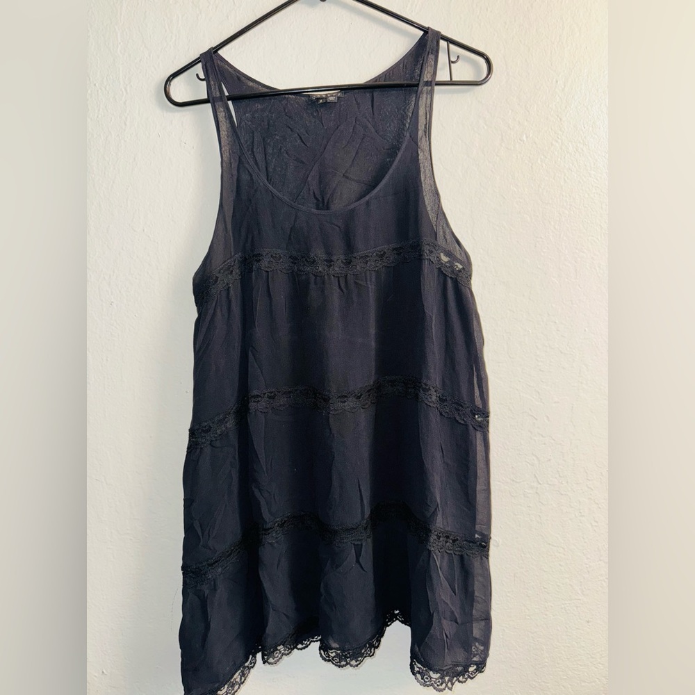 Theory Elegant Black mini dress